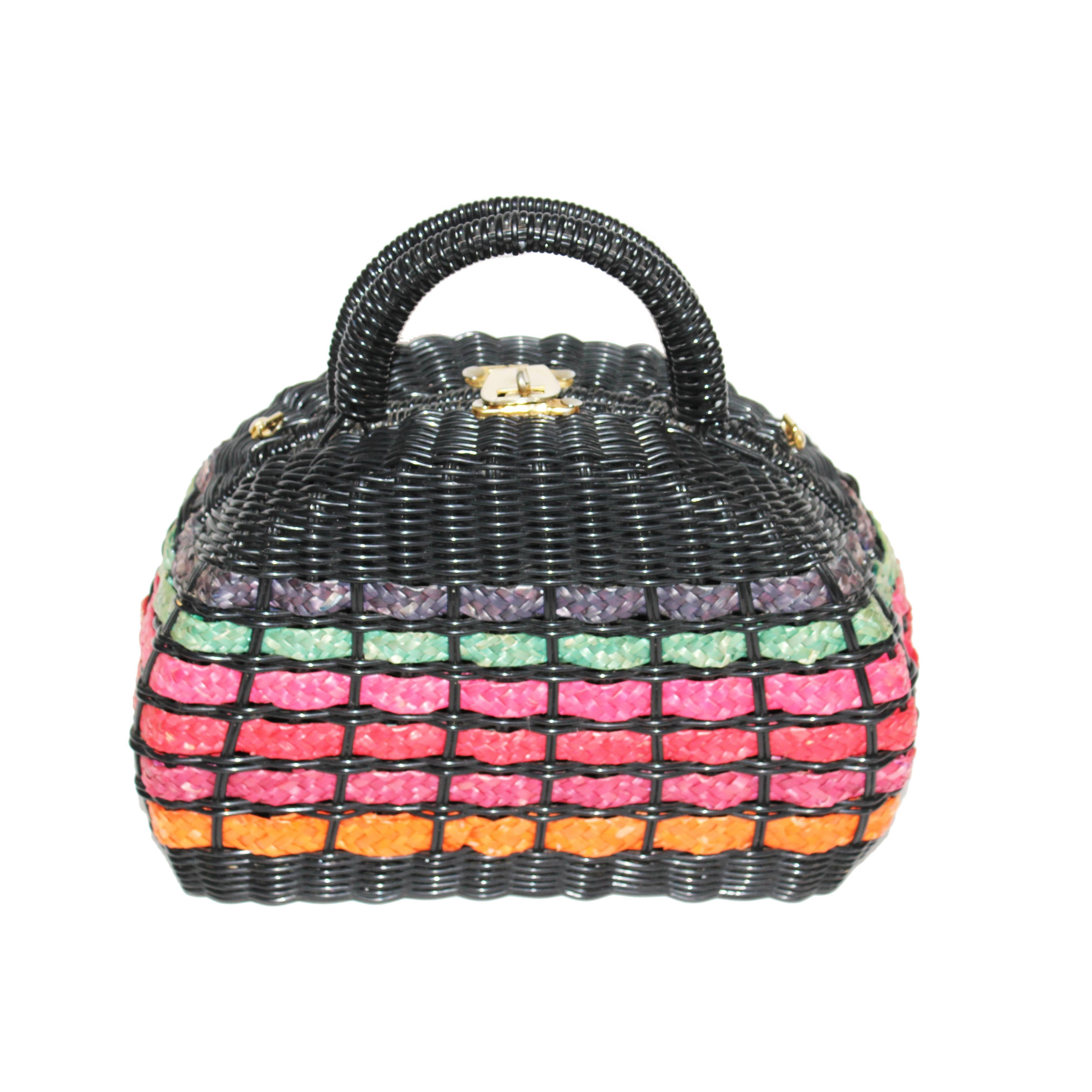 Unique Italian 60s Handbag so Chanel 2016 For Sale