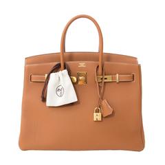 Hermès Birkin 35 Gold GHW Togo