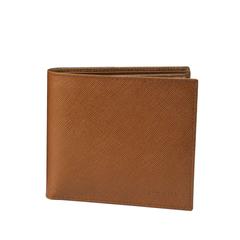 Classic Prada Brown Saffiano Leather Wallet