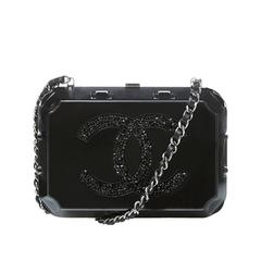Chanel Black "Egg Box" Jewellery Bag