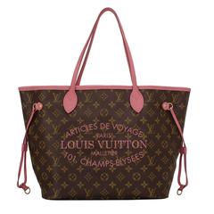 LOUIS VUITTON Neverfull GM Limited Edition Monogram Ikat Tote Bag Rose