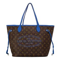 Louis Vuitton Grand Bleu Monogram Ikat Neverfull MM