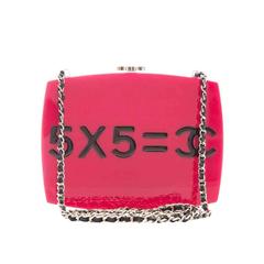 Chanel Pink Plexiglass Equation Bag 3