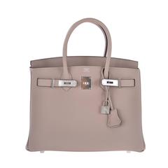 HERMES BIRKIN BAG 30CM GRIS TOURTERELLE @ DOVE GREY Jane Finds