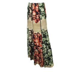 Jean Paul Gaulter Mesh Faces Skirt