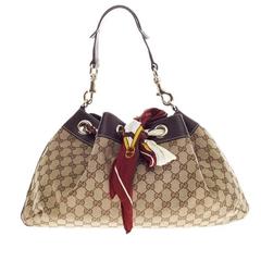 Gucci Positano Shoulder Bag GG Canvas Medium
