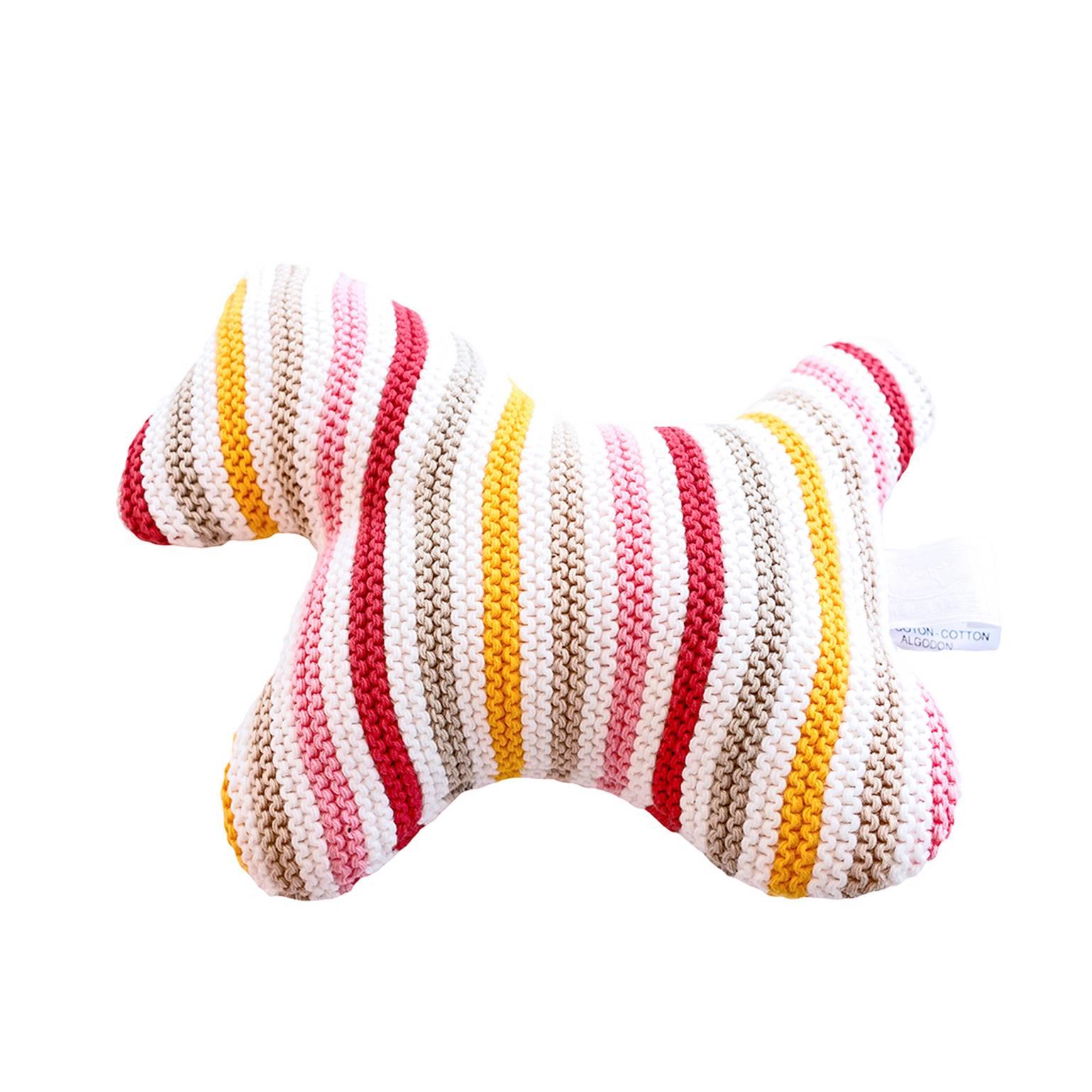 Hermes Baby Toy Plush Horse Cheval Herpluch White Coral Gift!
