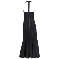Jean Paul Gaultier Black Zipper Gown