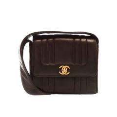 Chanel Vintage Black Box Bag at 1stDibs