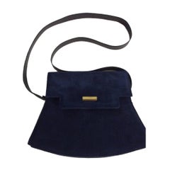 Retro Charles Jourdan New Blue Purse / Handbag