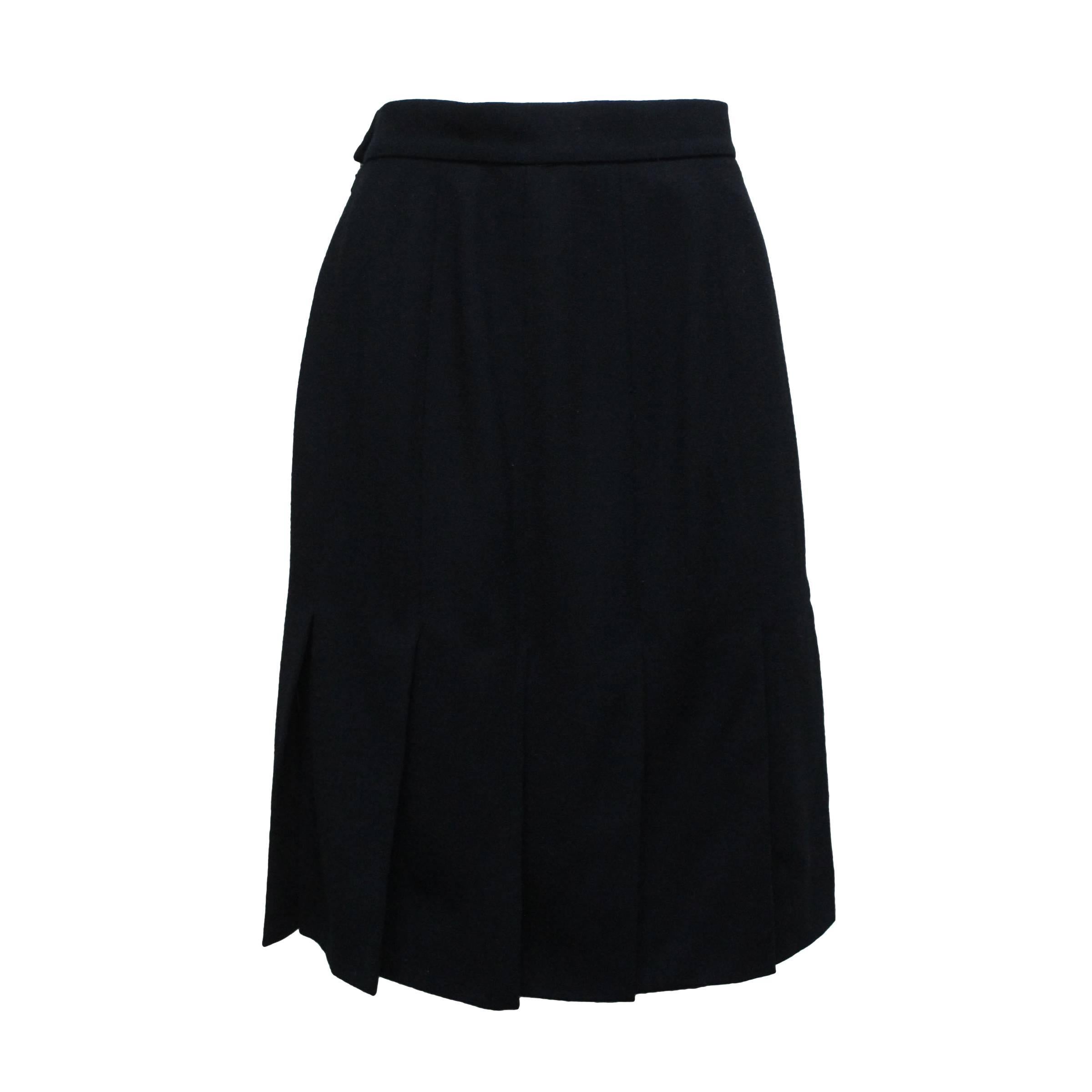 Lillie Rubin Car Wash Pleat Skirt