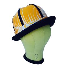 Mod Oleg Cassini Bowler Hat 1960s