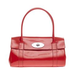 Mulberry Bayswater Satchel Patent Leather East West