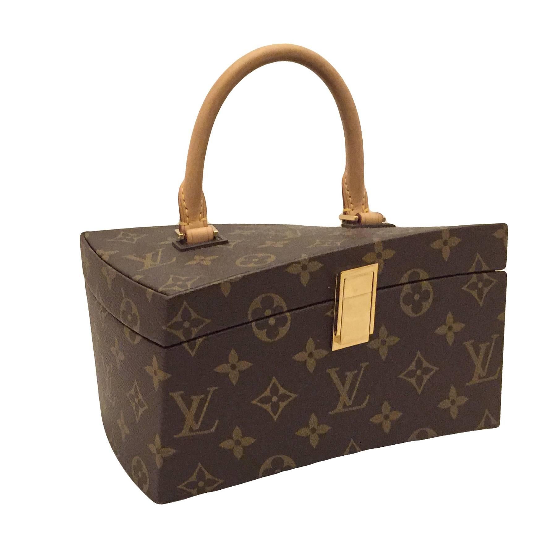 Iconic, rare Louis Vuitton Twisted Box Clutch by Frank Gehry