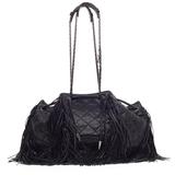 CHANEL, Bags, Chanel 24 Black Quilted Calfskin Leather Parisdallas Ride  Western Saddle Bag