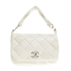 Chanel Soft Handle Flap Shoulder Bag Quilted Lambskin