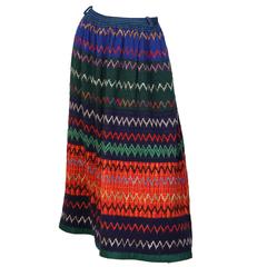 1970s Lanvin Boho Skirt 8