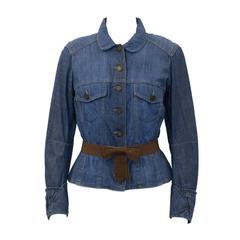 2000's Alexander Mcqueen Denim Jacket 10