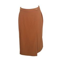 1990s Celine brown skirt 