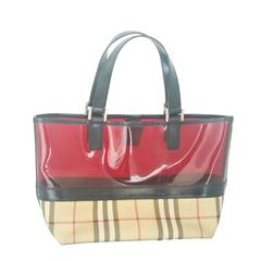 1990s Burberry multicolour bag 8