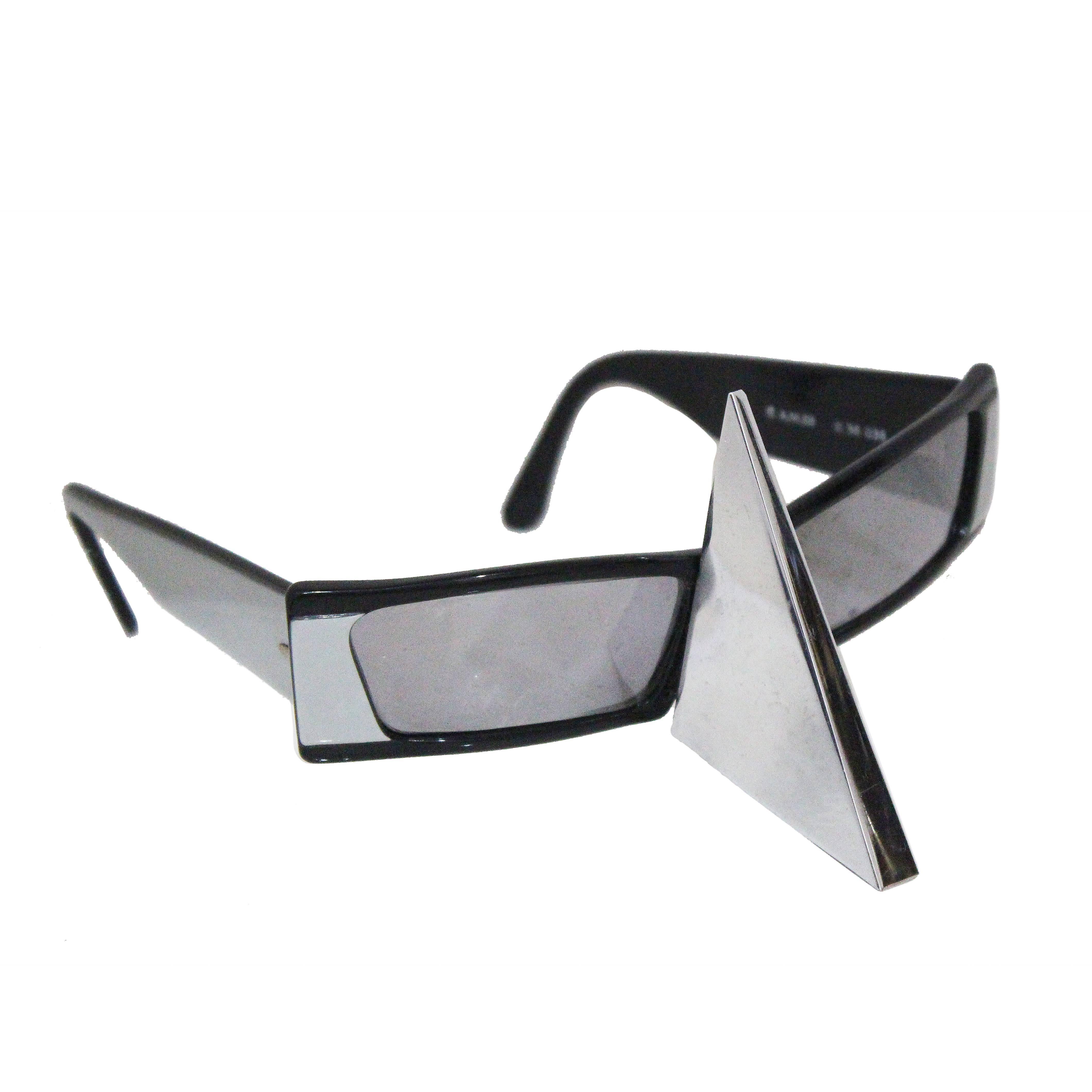 Alain Mikli nose shield sunglasses, c. 1988 