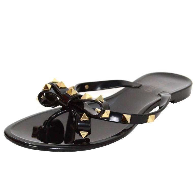 valentino jelly thong sandals