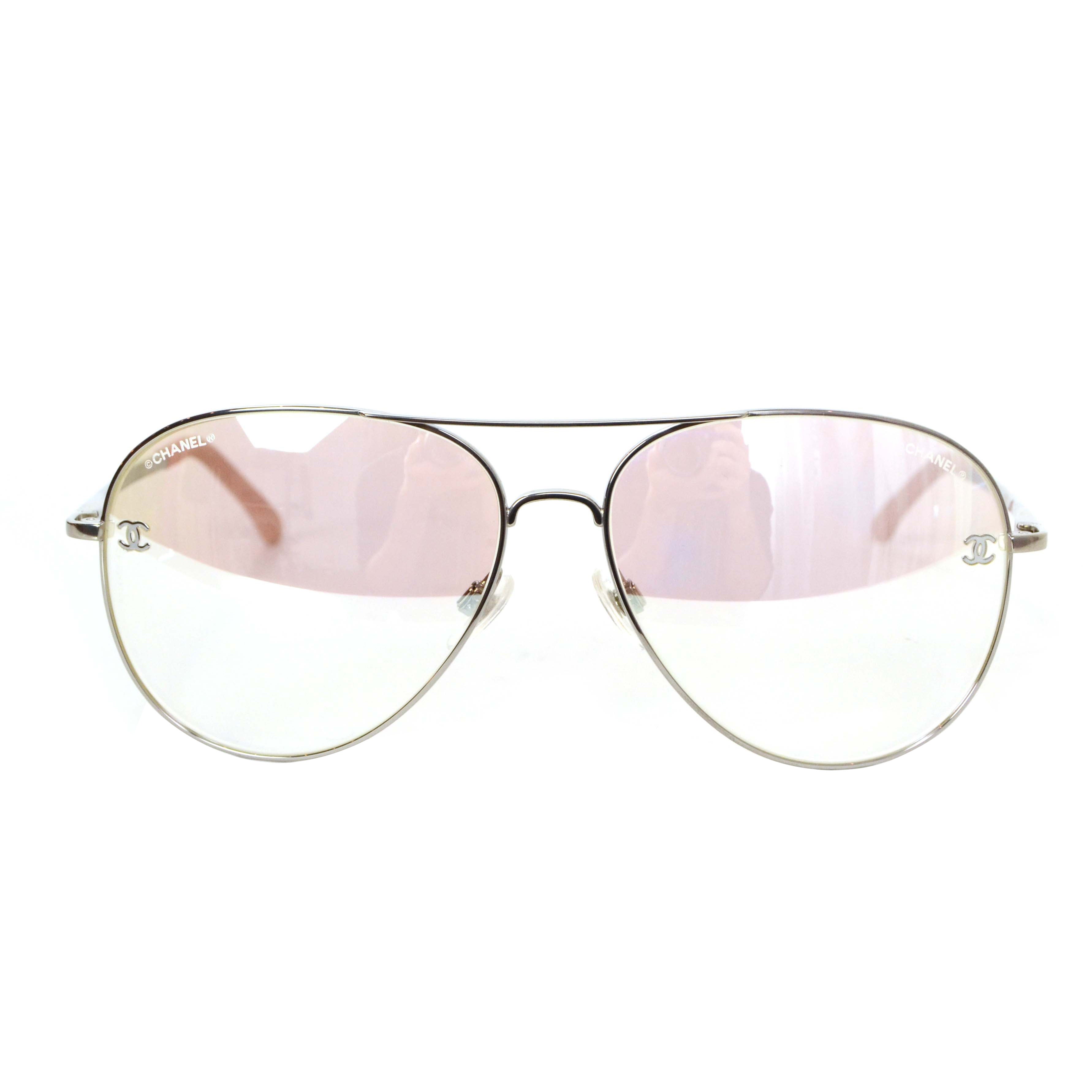 CHANEL Gold Sunglasses for Men for sale