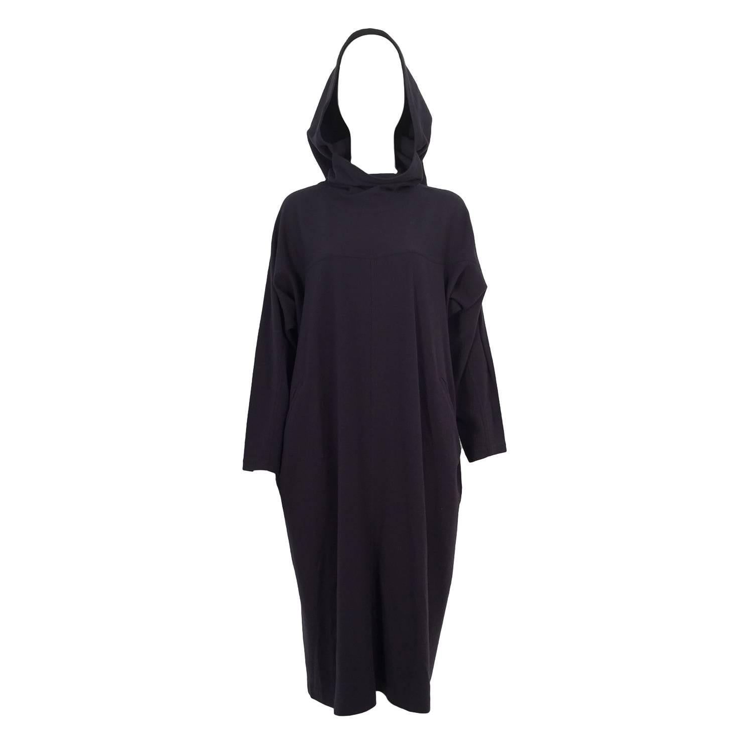 Issey Miyake Iconic Hooded Dress For Sale