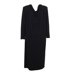 Issey Miyake Black Cashmere Dress