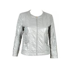  Chanel Classic Four Pockets Grey Jacket