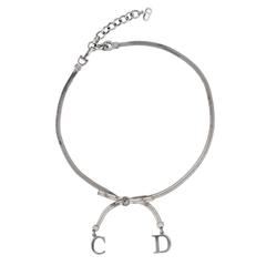 Christian Dior Bow Choker Necklace