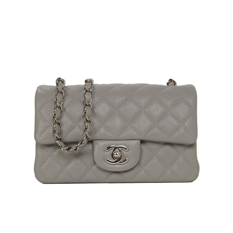 CHANEL Red Quilted Lambskin Vintage Mini Full Flap Bag For Sale at 1stDibs