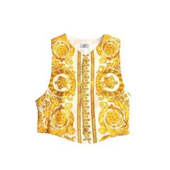 Vintage Gianni Versace Rare Men's Baroque Print Vest