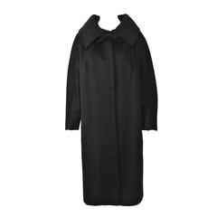 Retro Lilli Ann 1960s Black Coat