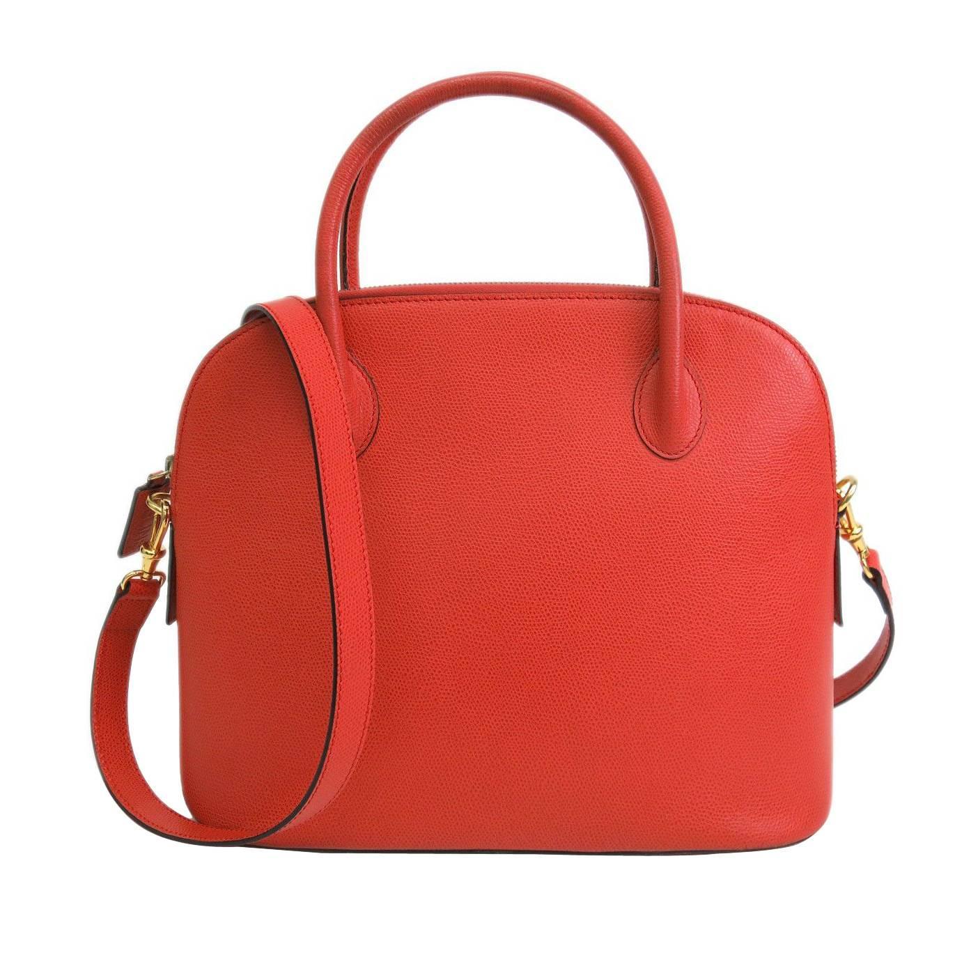 celine buy online - Celine Orange Leather Gold Hardware Alma Style Top Handle Satchel ...