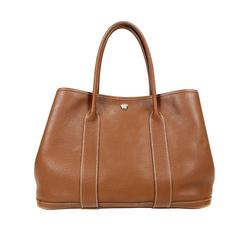 Hermès Gold Leather 36 cm Garden Party Tote 