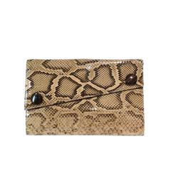 Vintage 1970s Saint Laurent Python Clutch 