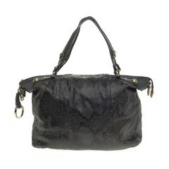 Gucci Icon Bit Top Handle Bag Python Medium
