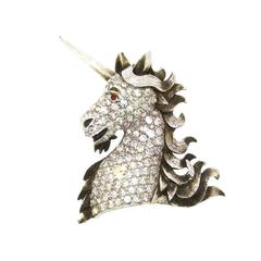 Christian Dior By Mitchell Maer Unicorn Brooch