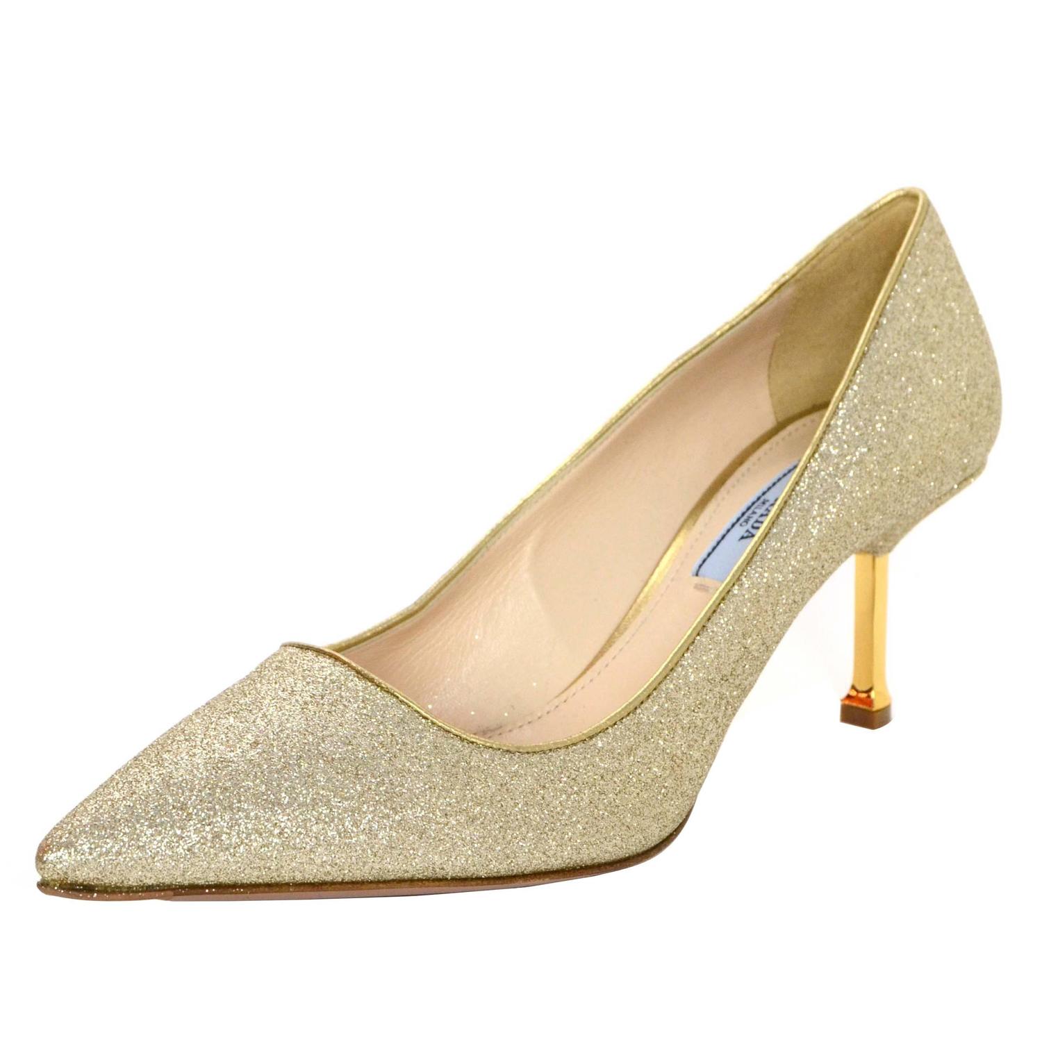 prada glitter shoes