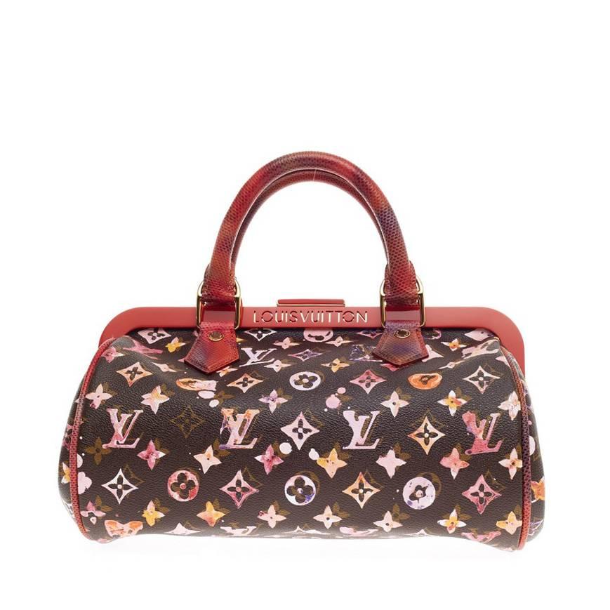 Louis Vuitton Frame Papillon Limited Edition Aquarelle Monogram Canvas