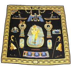 Hermes Tutankhamun Silk Twill Scarf
