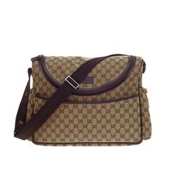 Gucci Diaper Bag Crossbody GG Canvas