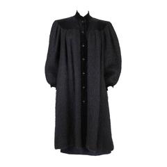 Gorgeous Iconic Saint Laurent Mohair Wool Coat