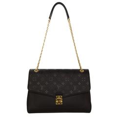 Louis Vuitton '15 Black Leather Empreinte St. Germain MM Bag