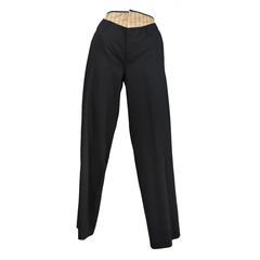 Jean Paul Gaultier Black Lining Trousers 7