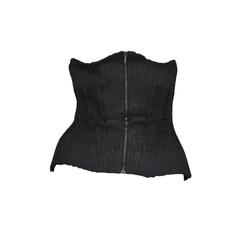 Jean Paul Gaultier Embroidered Lace Up Corset 