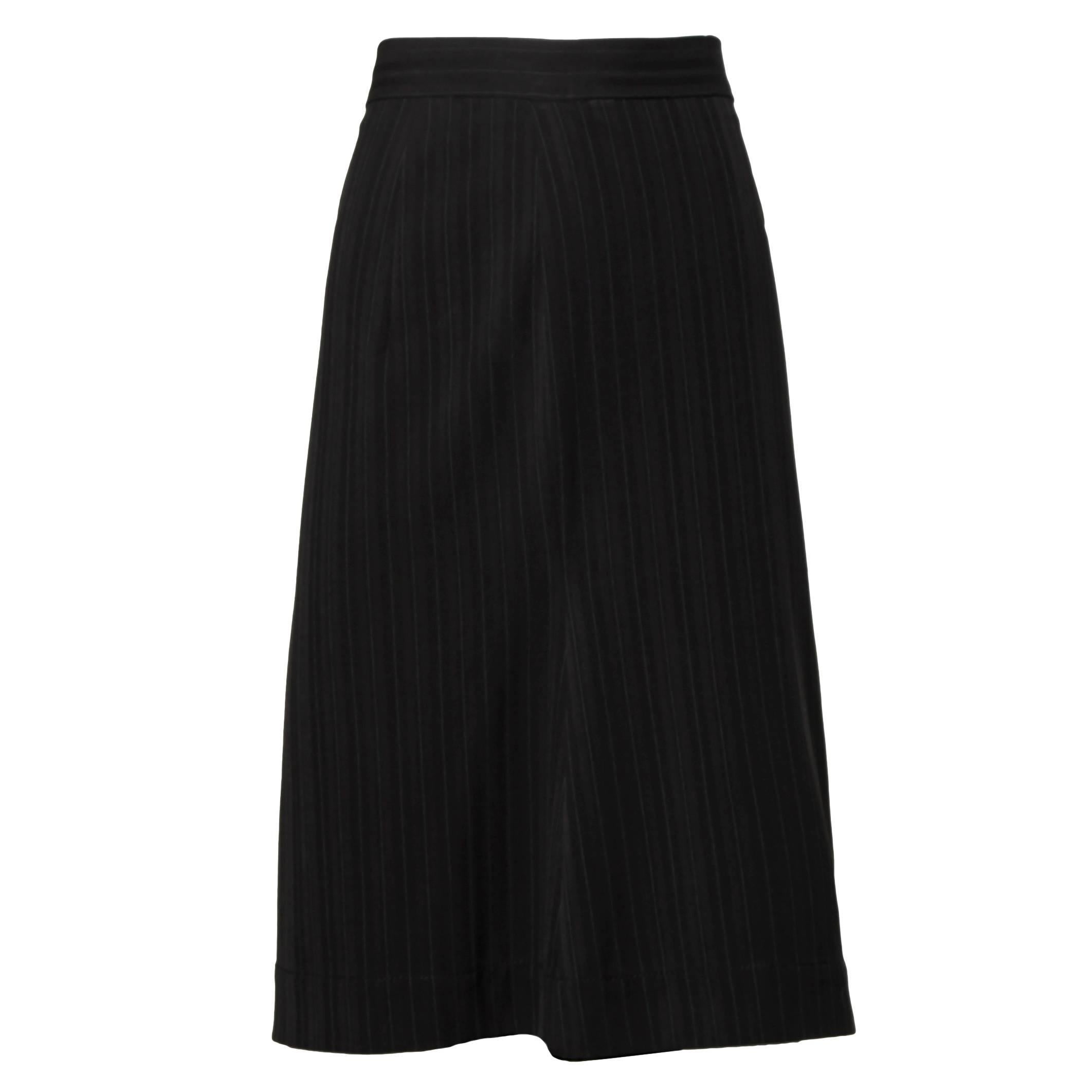 Unworn Vivienne Westwood Anglomania Pin Striped Skirt For Sale