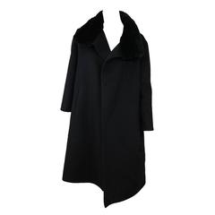 Michael Kors Black Wool Coat