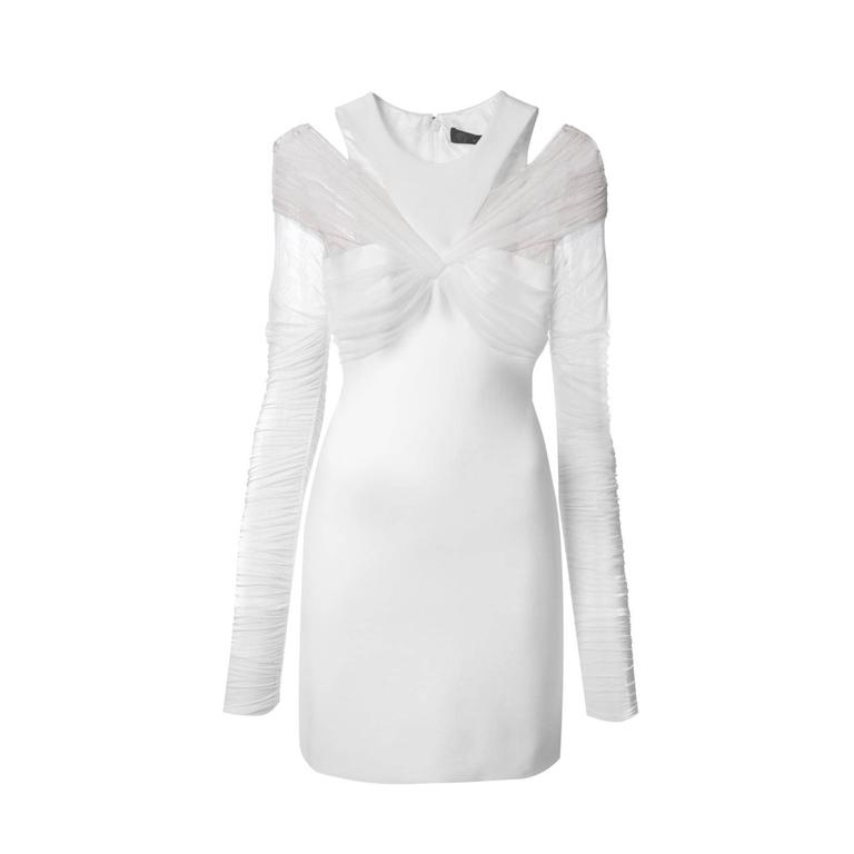 Versace White mini dress For Sale